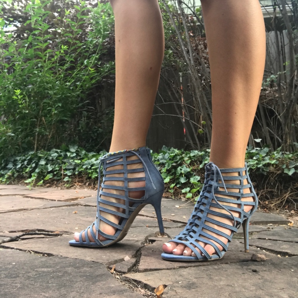 Blue Dressy Heels